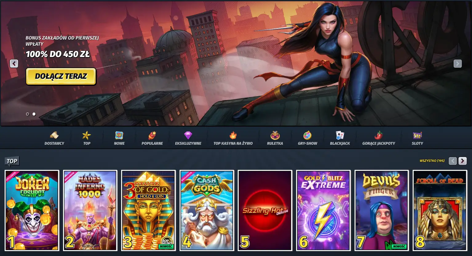 Allyspin Casino najpopularniejsze gry i oferta bonusu powitalnego