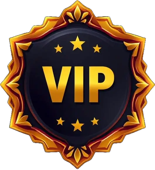 Ilustracja z animowaną tabliczką z napisem "VIP"